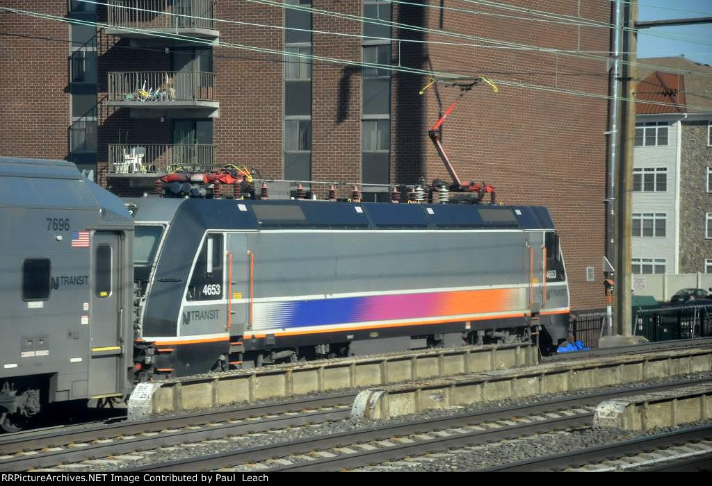 Commuter shoves out of the station